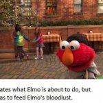 SESAME STREET ELMO IN A HAT