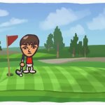 Wii sports golf GIF Template