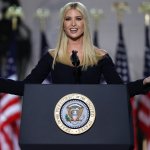 Ivanka Trump podium