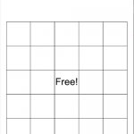 blank bingo template (with better font) meme