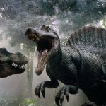 Jurassic Park Spinosaurus and T-Rex