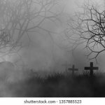 spooky cemetary