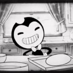 bendy smack face GIF Template