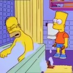 Homer Hit With Chair meme