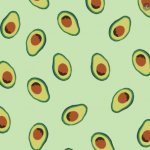 avocado backgrond meme