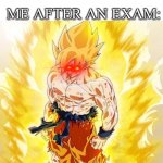 Strong Goku | ME AFTER AN EXAM:; TEACHER: MISTAKES MAKE YOU STRONGER | image tagged in strong goku | made w/ Imgflip meme maker
