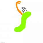 Carlos as a Gummy Worm (i know i forgot his wings and tail} meme