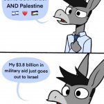 Aid to Israel meme