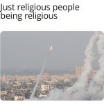 Religious people being religious