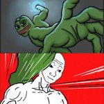 Pepe Punch Wojack Dodge meme