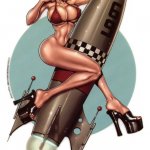 sexy rocket girl