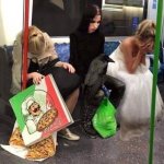 Fresh pizza girl meets raven meets bride