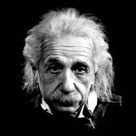 Albert Einstein Serious Face