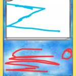 water type Pokémon card template | image tagged in water type pok mon card template | made w/ Imgflip meme maker