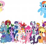 My little pony and enchantimals and Mysticons