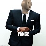 fance meme man