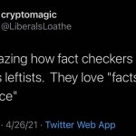 Fact checkers are leftists