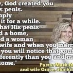 God created you and it is his penis