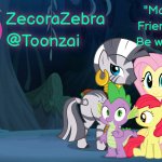 ZecoraZebra Announcement