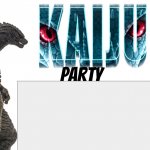 Kaiju Party announcement meme