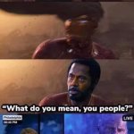 Thanos racist meme