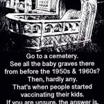 Baby graves vaccination