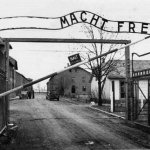 Auschwitz concentration camp blank