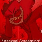 asexual screaming meme