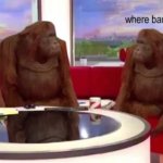 ape where banana meme