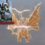 Child_Corpse's Mecha King Ghidorah template meme