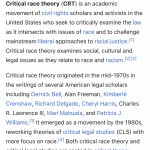 Critical race theory