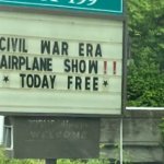 Civil War Era Plane Show