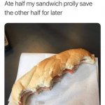 half sandwich