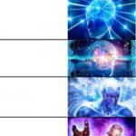 broken brain | NEW TEMPLATE YAY | image tagged in broken brain,expanding brain,brain,original | made w/ Imgflip meme maker