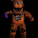 very withered freddy. | image tagged in withered freddy fazbear | made w/ Imgflip meme maker