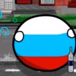 Drunk Russiaball meme