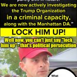 Trump supporter lock him up