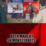 Anime hand shaking | BOTH MADE BY SH MONSTERARTS | image tagged in anime hand shaking | made w/ Imgflip meme maker