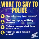 What to say to police