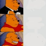 Winnie the poo down grade meme