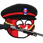 Canada Countryball (gun) meme