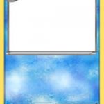 water type Pokémon card template | image tagged in water type pok mon card template | made w/ Imgflip meme maker