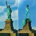 Liberty dressed vs undressed
