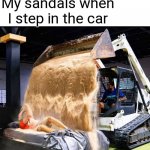 I hope this blows up | Me: leaves the beach; My sandals when I step in the car | image tagged in dude perfect sand,memes,funny,relatable,gifs | made w/ Imgflip meme maker