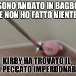Kirby Italiano meme