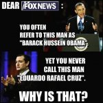 Fox News hypocrisy meme