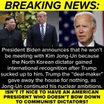 Joe Biden North Korea