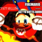 fireMario_Official announcement temp meme
