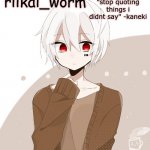 riikai worm mafumafu announcement template meme