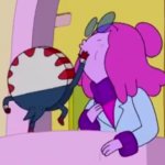 Peppermint Butler slapping Princess Bubblegum meme